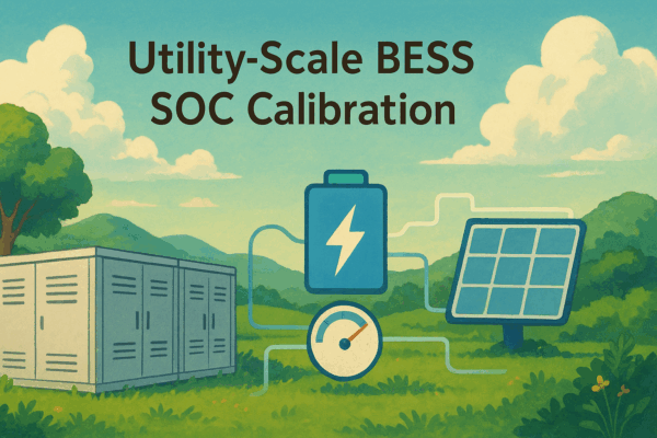 SOC calibration in utility-scale battery energy storage system.